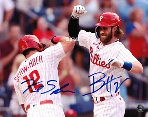 Bryce Harper & Kyle Schwarber "Bash Brothers" Autographed Signed Reprint Photo - Picture 1 of 1