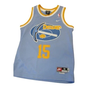 NIKE Rewind NBA Denver Nuggets Carmelo Anthony Swingman Jersey Youth Sz Small +2 - Picture 1 of 8