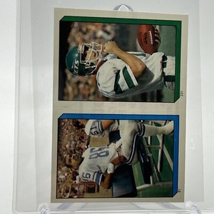 1986 Topps Mark Nichols/Ken O'Brien Sticker Card #81/231 NM-MT FREE SHIPPING