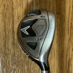 CALLAWAY FT #4 HYBRID 4H 24* FUJIKURA FIT-ON M FLEX GRAPHITE RIGHT HANDED - Picture 1 of 7