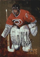 1998-99  Be A Player Autographs Gold #172 Arturs Irbe