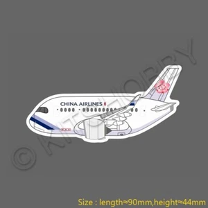 Airbus A350 China Airlines Ei Flugzeug Q Logo Aufkleber (Größe 9 cm x 4,4 cm) - Bild 1 von 1
