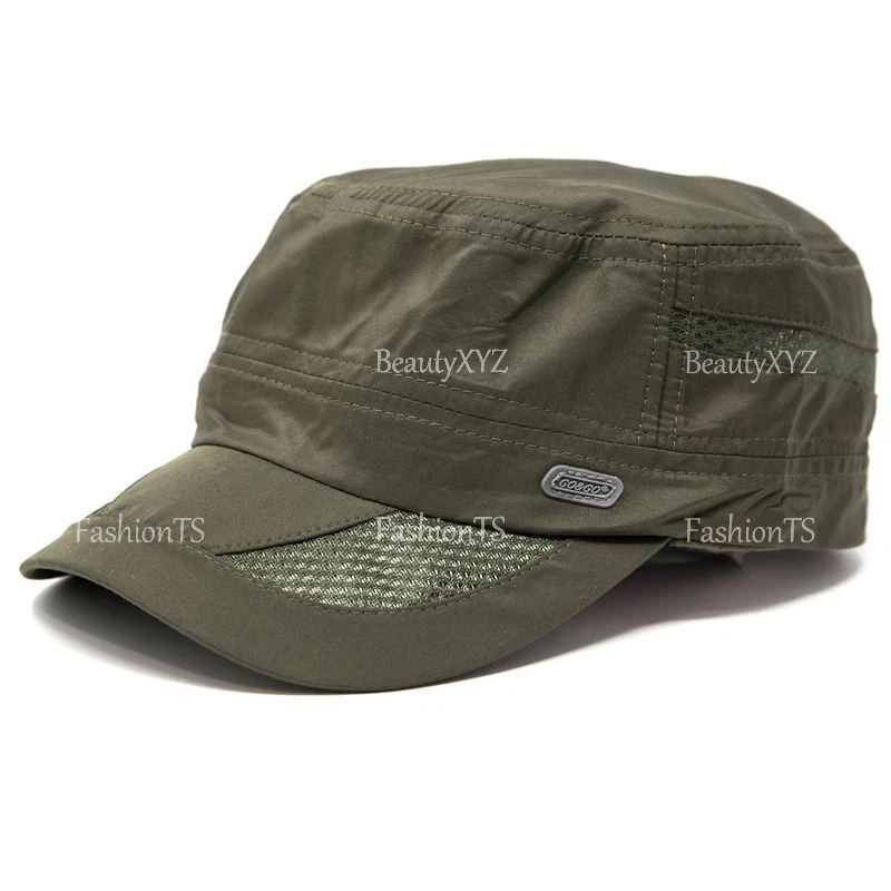 NUEVO Clásico Verano Ejército Sombrero Militar Cadete Patrulla Estilo Ala Primavera Verano Gorra Foto 1 de 1