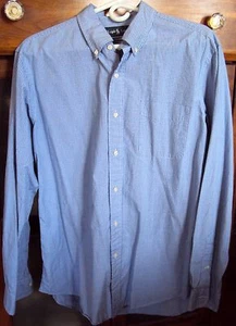 RALPH LAUREN CUSTOM FIT L/S SHIRT LARGE Button down collar 100% Cotton - Picture 1 of 4