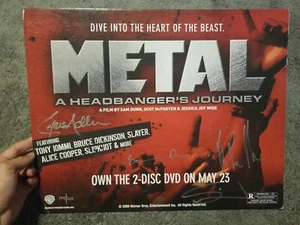 CHRIS ADLER LAMB OF GOD SIGNED AUTOGRAPHED METAL HEADBANGERS JOURNEY POSTER 2006 - Picture 1 of 7