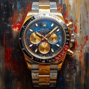 ⌚ Rolex Watch Art 🖼️ | 24x24"| Museum Giclée Print 🎨 | ✍️ 1/25 | COA 🧾 | V33 - Bild 1 von 7