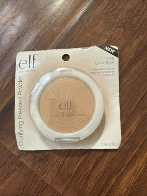 e.l.f. Clarifying Pressed Powder Apricot Beige 1301 Eliminates Shine & Breakouts - Image 1 of 4