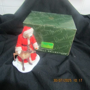 Robert Harrop Doggie People Father Christmas with Deer NIB Limited Edition - Picture 1 of 9