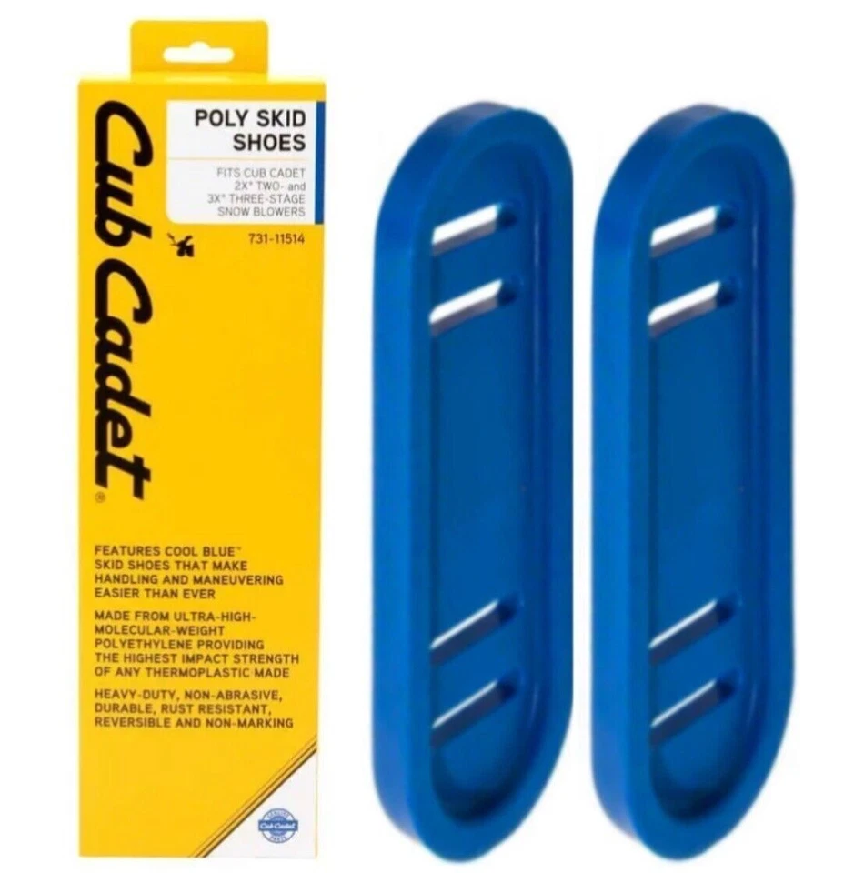 CUB CADET Poly Skid Shoes 2 & 3 Stage Snow Blowers 731-11514 490-241-C064