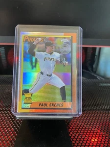 2025 Topps Chrome Paul Skenes Refractor#90CB-13 Throwback Rookie Cup Pirates🔥 - Picture 1 of 2