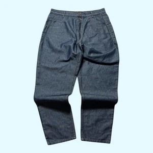 Guess U.S.A. Jeans Baggy Tapered Fit Men's Blue Vintage Denim 34x31 - Picture 1 of 6