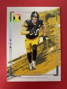 2024 Panini Impeccable T.J. Watt #59 Silver #45/50 Steelers - Picture 1 of 1