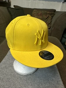 New York Yankees New Era MLB 9FIFTY Snapback Mütze - Gelb/Schwarz - Bild 1 von 8
