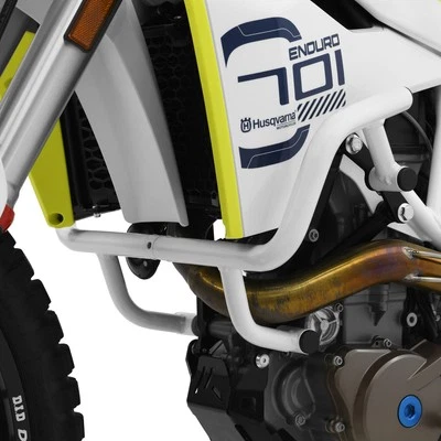 ZIEGER Sturzschutz kompatibel mit Husqvarna 701 Enduro / Supermoto weiß