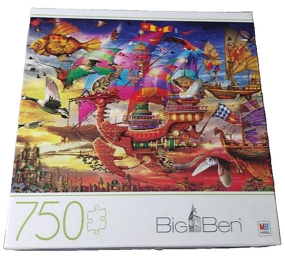 Nuevo en caja Hasbro Big Ben The Flight 750 piezas rompecabezas 27 x 20 nueva caja abierta Foto 1 de 4