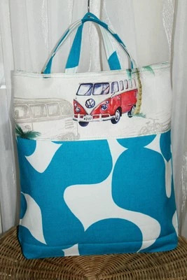 Einkaufstasche ,Stofftasche,Beutel,Shopper, kurze Henkel selbst genäht - Bild 1 von 4