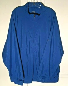 Walter Hagen Pullover Men's Large Royal Blue Long Sleeve 1/2 Zip w/Pockets - Picture 1 of 4