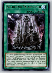 Archfiend Palabyrinth - Rare JOTL-EN066 Unlimited Edition - Picture 1 of 1