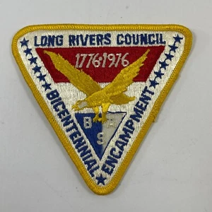 Parche del Consejo de Ríos Largos Boy Scout 1776-1976 campamento del Bicentenario BSA - Imagen 1 de 2