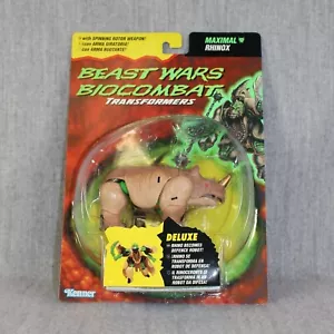 TRANSFORMERS GIG Kenner Maximal Rhinox Beast Wars Biocombat 1996 Deluxe Smooth - Bild 1 von 19