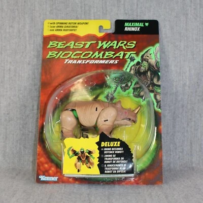 TRANSFORMERS GIG Kenner Maximal Rhinox Beast Wars Biocombat 1996 Deluxe Smooth - Bild 1 von 4