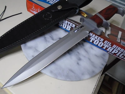 Gil Hibben Subhilt зубочистка Bowie нож 5Cr15MoV фиксированное лезвие Bloodwood GH5097 - Изображение 1 из 4