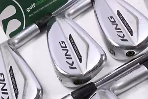 Cobra King Forged Tec 2020 Irons / 4-PW+GW / Stiff Flex KBS $-Taper Lite Shafts - Picture 1 of 7