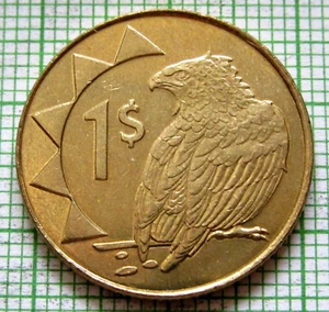 NAMIBIA 1998 1 DOLLAR, Bateleur Eagle Bird UNC yes we do combine postage - Picture 1 of 6