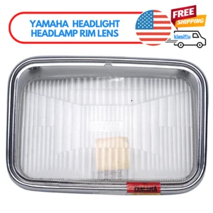 Juego de lentes de borde de faros Yamaha YT115 RXS RX115 RXS100 RXR genuino de lote antiguo - Imagen 1 de 12