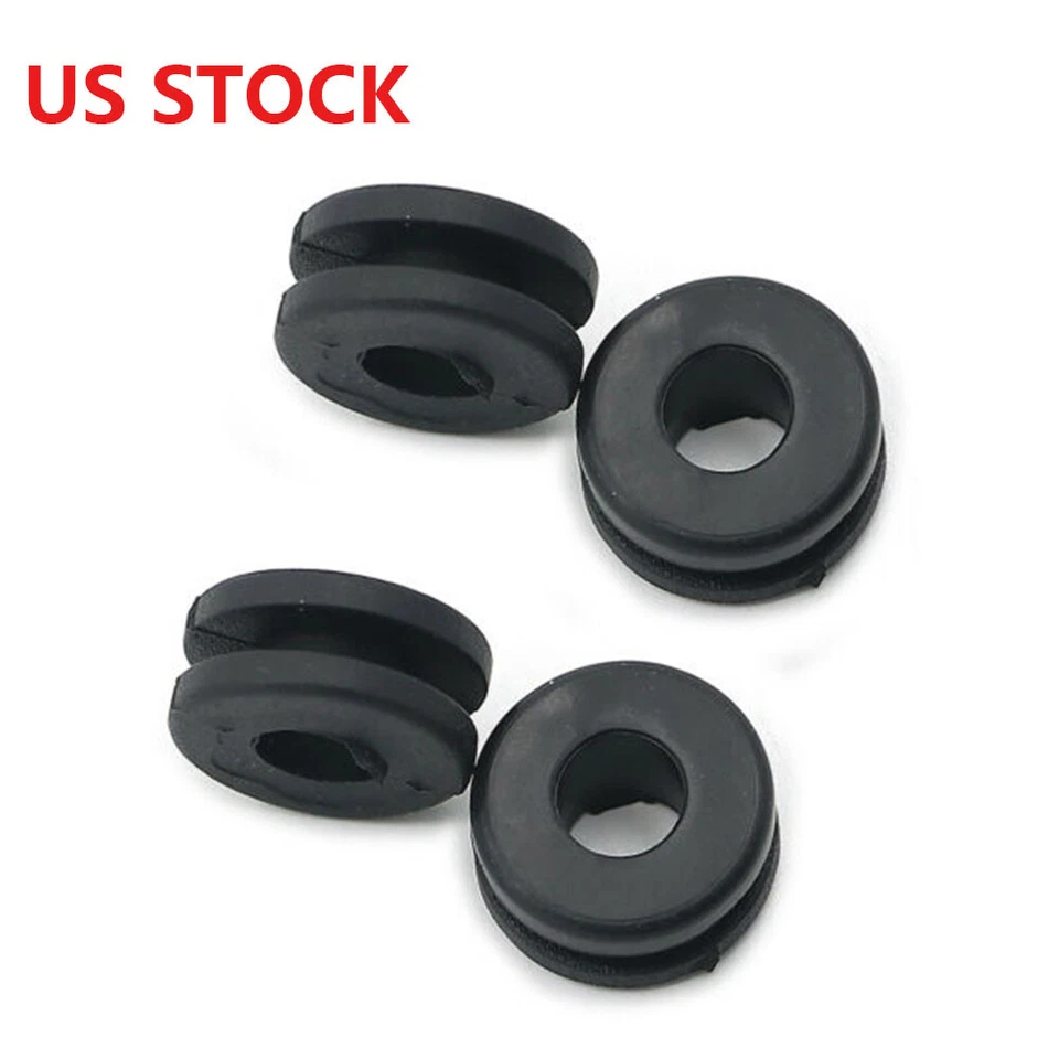 4pcs Rubber Grommet Mount Set Side Panel Cover Fender For Yamaha 90480-12053 - Image 1 of 4
