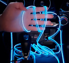 5M Car Interior Glow El Light Wire Neon String Strip LED Light Rope Decor Tube 
