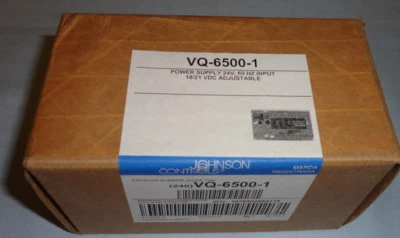 Johnson Controls VQ-6500-1 Fuente de Alimentación VQ65001 24V 60Hz Entrada 18/21 VDC NUEVO Foto 1 de 3