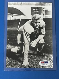 Foto autografiada de Ed Widseth 6 X 4 PSA/DNA Minnesota All American NY Giants - Imagen 1 de 10