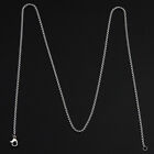  Man Necklace Cable Chain Simple Style Box Necklaces Stainless Steel Miss