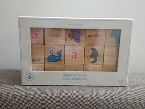 pottery barn alphabet blocks