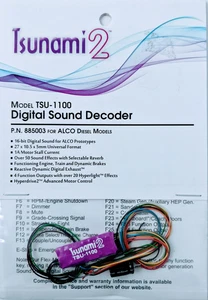 SoundTraxx Tsunami2 885003 (TSU-1100) 1 Ampere Alco Diesel Digital Sound Decoder - Bild 1 von 2