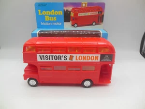Autobús de plástico Souvenir London escala aproximadamente 1:50 N3054 con motor de fricción - Imagen 1 de 11
