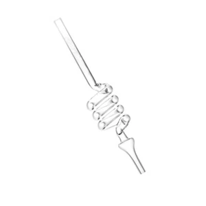 Spiral glass tube stem - Picture 1 of 1