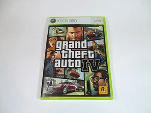 Grand Theft Auto IV GTA 4 (Xbox 360, 2008) Complete With Manual and Map CIB - Picture 1 of 3