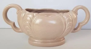VINTAGE Govancroft Mantle Vase Taupe Embossed H13cms Glasgow Vgc - Picture 1 of 15