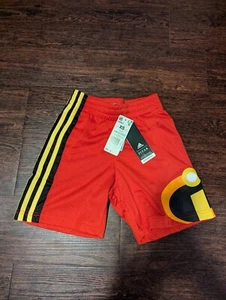 Nwt Adidas x Pixar The Incredibles Youth Basketball Shorts Size XS New! - Picture 1 of 8