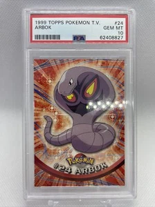 1999 TOPPS POKEMON TV ARBOK #24 PSA 10 GEM MINT - Picture 1 of 2