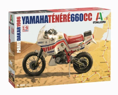 Italeri 4642 Yamaha Tenere 660Cc 1986 Paris Dakar Version 1:9 Plastic Bike - Image 1 of 4