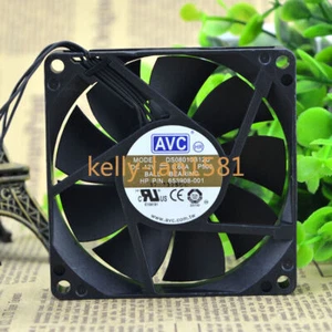 100% Test 1pc AVC DS08015B12U 8015 8CM 12V 0.60A Double Ball 4-wire Cooling Fan - Picture 1 of 2