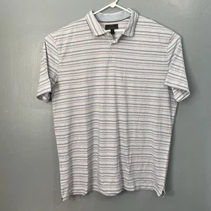 NUEVO CON ETIQUETAS JOS A BANK Reserve Camisa Ajuste Tradicional 2XL Gris Cuello a Rayas Algodón Polo - Imagen 1 de 13