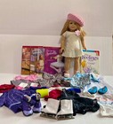 American Girl Doll 18" with a WARDROBE of delightful outfits and gear