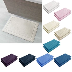 800GSM Juego de 2 colchonetas de baño de algodón 45 x 75 cm - Imagen 1 de 11