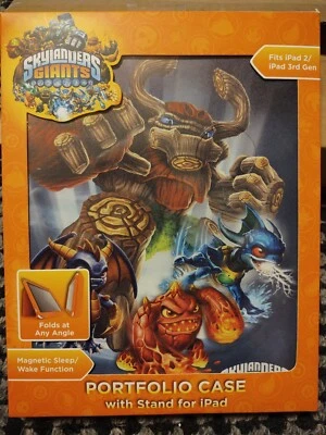 Skylanders Giants 10" iPad 2 & 3rd Gen Portfolio Case Cover  W/ Stand NEW  - Image 1 of 4