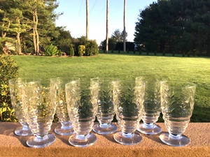 Rock Sharpe Arvida Muster geschliffenes Glas Eistees 12 Unzen elegantes Depressionsglas Vintage - Bild 1 von 6