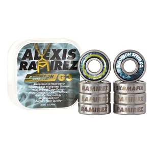 Bronson Speed Co Skateboard Bearings Alexis Ramirez Pro G3 Smoke Graphic - Picture 1 of 5